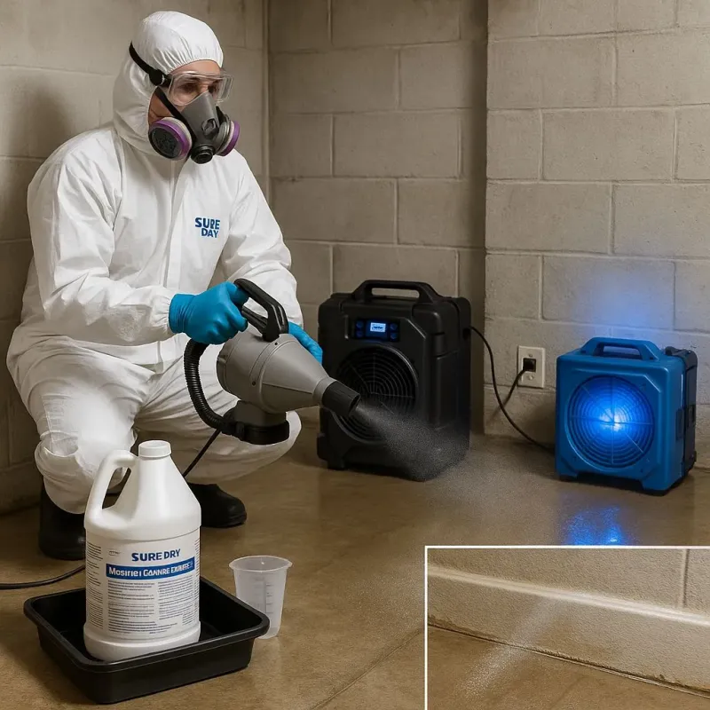Sanitization and Odor Removal process in New California, OH