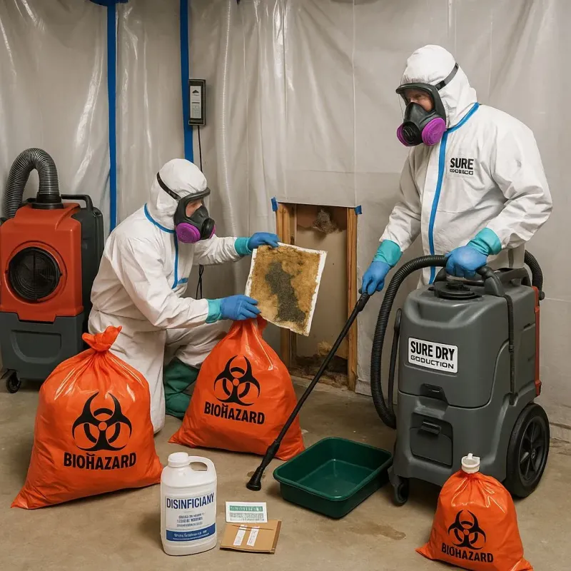 Contaminated Water Handling Protocols process in New California, OH