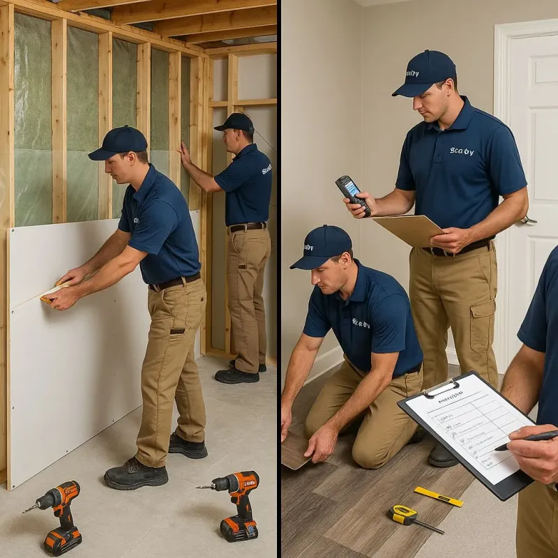Repairs and Reconstruction process in New California, OH